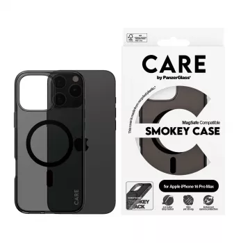 PanzerGlass CARE™ by ® Urban Combat Case Smokey w. μαύρο MagSafe iPhone 16 Pro Max