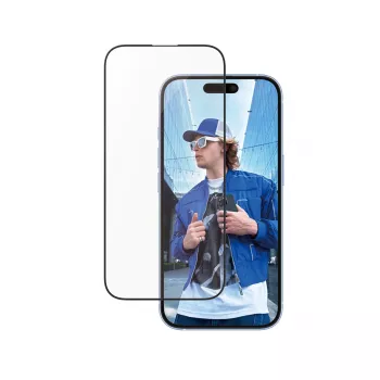 PanzerGlass ® Προστασία οθόνης αλουμινένιο πλαίσιο iPhone 16 | 15 | Ultra-Wide Fit