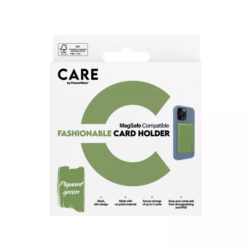 PanzerGlass CARE™ by ® Θήκη καρτών πράσινη iPhone, Θήκη, Apple, Apple - iPhone, πράσινο
