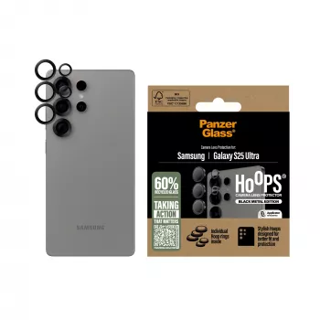 PanzerGlass ® Hoops® προστασία φακών κάμερας μαύρο Samsung Galaxy S25 Ultra