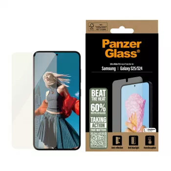 PanzerGlass ® All-in-One προστασία οθόνης Samsung Galaxy S25 | S24 | Ultra Wide Fit