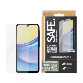 PanzerGlass SAFE. by ® προστασία οθόνης Samsung Galaxy A16 | A16 5G | Ultra-Wide Fit