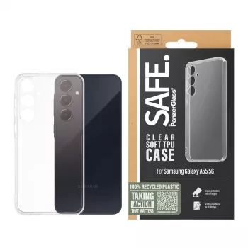 PanzerGlass SAFE. by ® θήκη TPU Samsung Galaxy A55 5G | διαφανές
