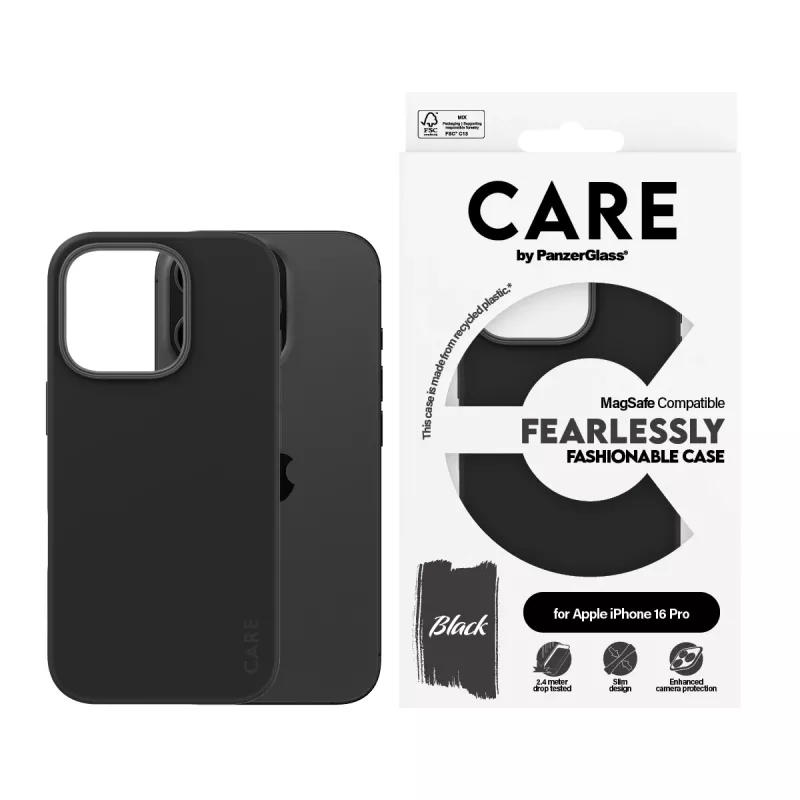 PanzerGlass CARE™ by ® θήκη μαύρο με MagSafe iPhone 16 Pro