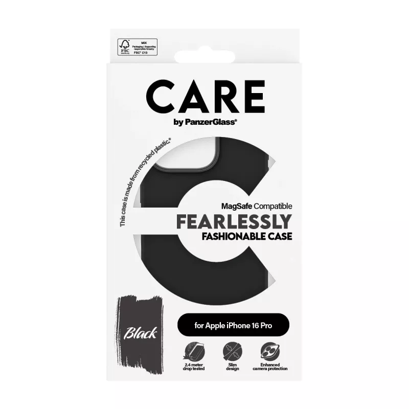 PanzerGlass CARE™ by ® θήκη μαύρο με MagSafe iPhone 16 Pro