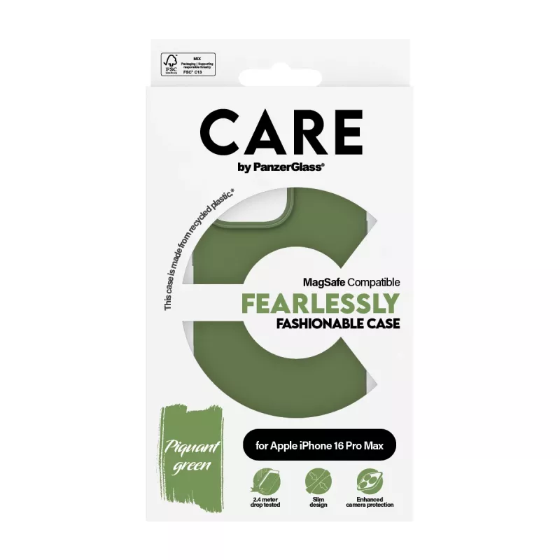 PanzerGlass CARE™ by ® θήκη πράσινο με MagSafe iPhone 16 Pro Max