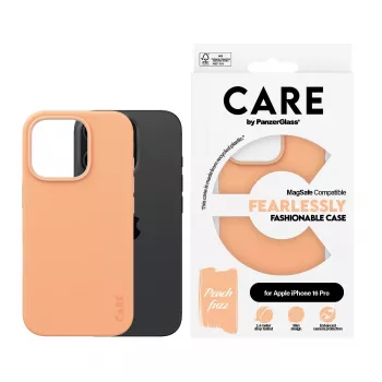 PanzerGlass CARE™ by ® θήκη Peachy με MagSafe iPhone 16 Pro