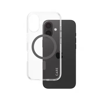 PanzerGlass CARE™ by ® θήκη Urban Combat διαφανές με μαύρο MagSafe για iPhone 16
