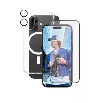 PanzerGlass ® | CARE by ® Flagship 3-in-1 σετ iPhone 16