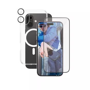 PanzerGlass ® | CARE by ® Flagship 3-in-1 σετ iPhone 16 Plus