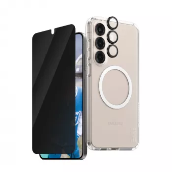 PanzerGlass ® | CARE by ® Flagship 3-in-1 σετ απορρήτου Samsung Galaxy S25+