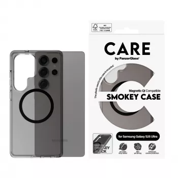 PanzerGlass CARE™ by ® Urban Combat θήκη Smokey w. μαύρο Qi συμβατή Samsung Galaxy S25 Ultra