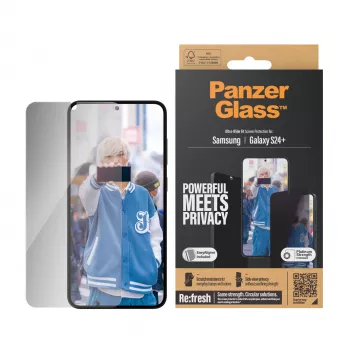PanzerGlass ® προστασία οθόνης απορρήτου Samsung Galaxy S24+ | Ultra-Wide Fit με EasyAligner