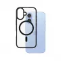 PanzerGlass ® HardCase διαφανής με μαύρο πλαίσιο MagSafe για iPhone 16