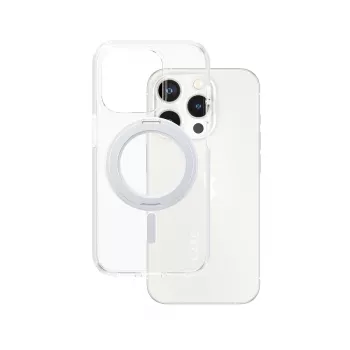 PanzerGlass CARE™ by ® θήκη διαφανής με ασημί Kickstand & MagSafe iPhone 15 Pro