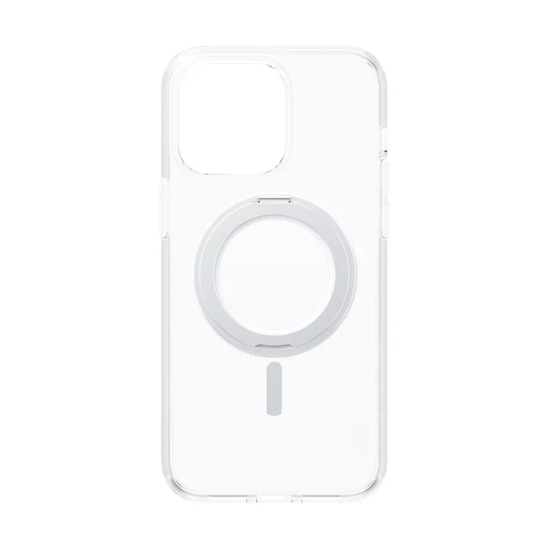 PanzerGlass CARE™ by ® θήκη διαφανής με ασημί Kickstand & MagSafe iPhone 15 Pro Max