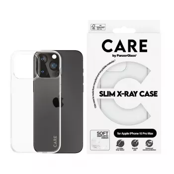 PanzerGlass CARE™ by ® X-Ray θήκη iPhone 15 Pro Max, θήκη, Apple, Apple - iPhone 15 Pro Max, διαφανής