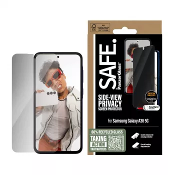 PanzerGlass SAFE. by ® προστασία οθόνης απορρήτου Samsung Galaxy A36 5G | Ultra-Wide Fit με EasyAligner