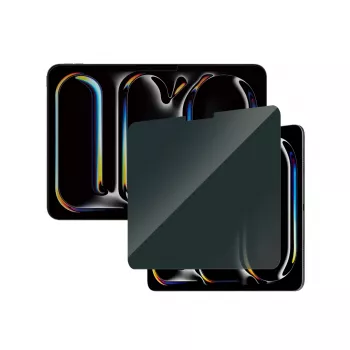 PanzerGlass Privacy προστατευτικό οθόνης για iPad Pro 11 ιντσών (2024) M4, Ultra-Wide Fit, γυάλινο, μαύρο πλαίσιο