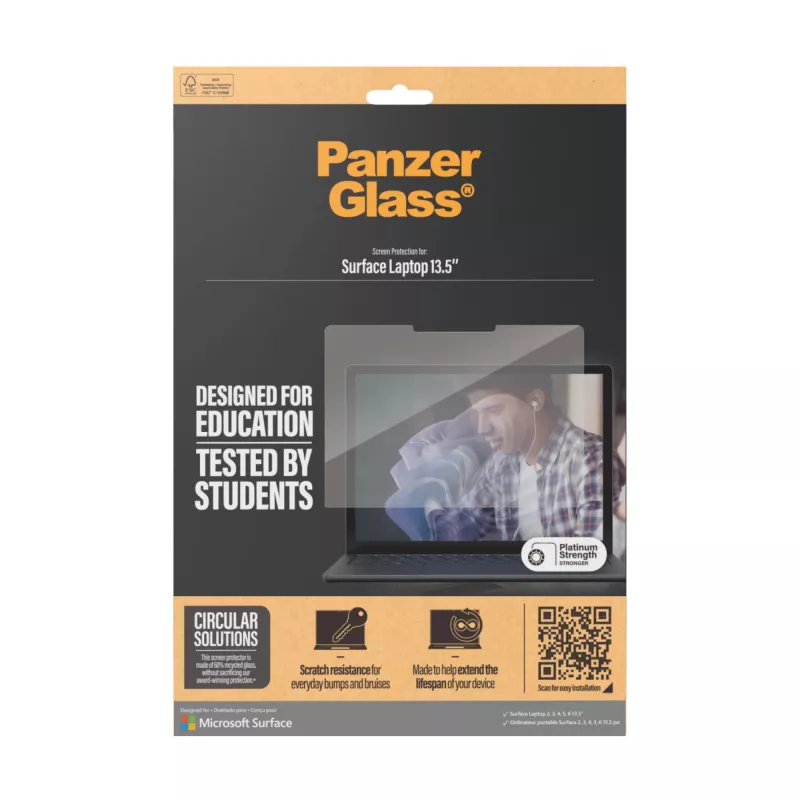 PanzerGlass® Μεμβράνη προστασίας οθόνης Microsoft Surface Laptop 13,5 ίντσες | 6 | 5 | 4 | 3 | 2
