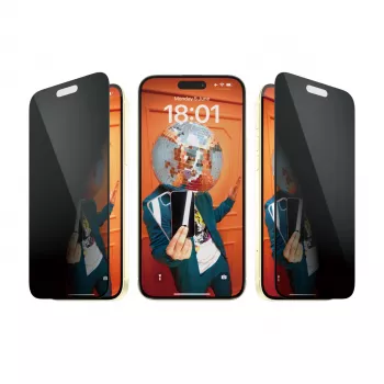 PanzerGlass ® Προστασία οθόνης με προστασία απορρήτου iPhone 15 Plus | Ultra-Wide Fit