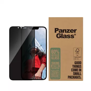 PanzerGlass ® Privacy μεμβράνη προστασίας οθόνης iPhone 17e | 16e | 14 | 13 | 13 Pro | Ultra-Wide Fit