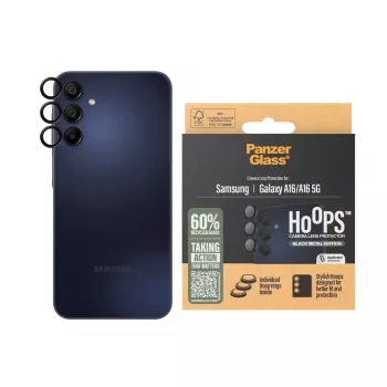 PanzerGlass ® Hoops® Προστασία φακού κάμερας Μαύρο Samsung Galaxy A16 | A16 5G