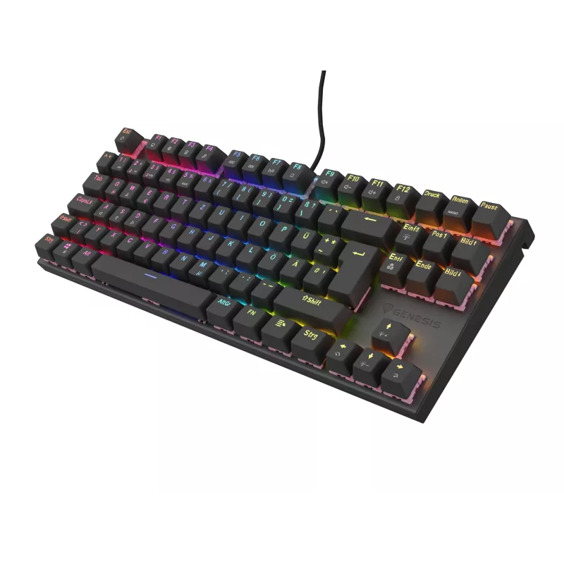 GENESIS NKG-1886 Πληκτρολόγιο Gaming USB QWERTZ Γερμανικό Μαύρο