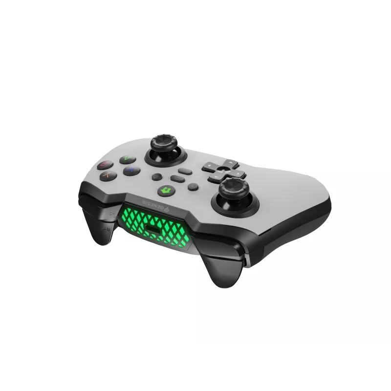 GENESIS Mangan 400 λευκό Bluetooth Gamepad αναλογικό / ψηφιακό Android, MAC, Nintendo Switch, PC, iOS