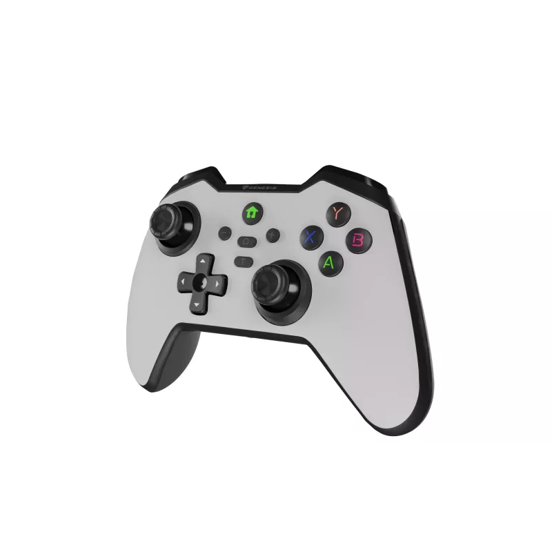 GENESIS Mangan 400 λευκό Bluetooth Gamepad αναλογικό / ψηφιακό Android, MAC, Nintendo Switch, PC, iOS