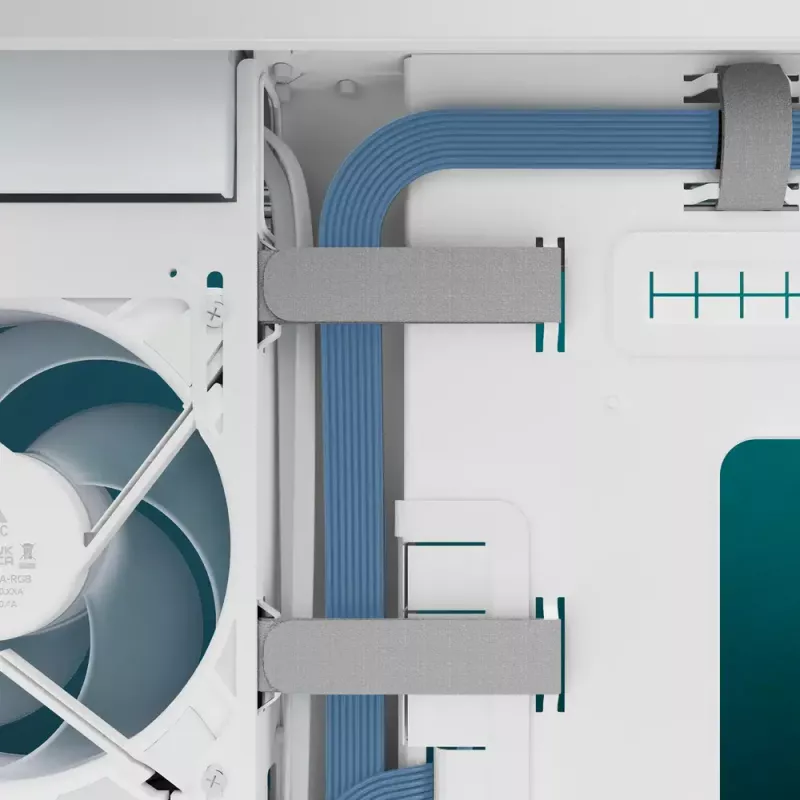 ARCTIC Xtender VG (λευκό) Premium E-ATX Κουτί PC με κάθετη τοποθέτηση GPU
