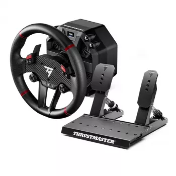 Thrustmaster T598 Μαύρο, Κόκκινο USB Τιμόνι + Πεντάλ Αναλογικό / Ψηφιακό PC, PlayStation 4, PlayStation 5