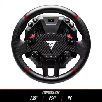 Thrustmaster T598 Μαύρο, Κόκκινο USB Τιμόνι + Πεντάλ Αναλογικό / Ψηφιακό PC, PlayStation 4, PlayStation 5