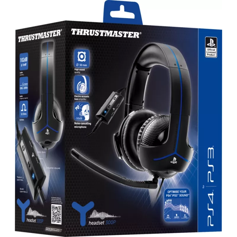 Thrustmaster Y-300P Headset Ενσύρματο Head-band Gaming Μαύρο