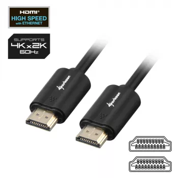 Καλώδιο High Speed HDMI SHARKOON - Ultra HD 4K M/M 10m