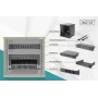 DIGITUS πακέτο δικτύου 10in - ντουλάπι 6HE μαύρο ράφι PDU switch 8 θυρών CAT6 patch panel