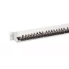 Patch panel DIGITUS DN-91624S-EA 19 ιντσών, CAT6A κατηγορίας EA, θωρακισμένο, 24 θυρών RJ45, LSA, 1U, ανοιχτό γκρι RAL 7035