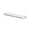 Patch panel DIGITUS DN-91624S-EA 19 ιντσών, CAT6A κατηγορίας EA, θωρακισμένο, 24 θυρών RJ45, LSA, 1U, ανοιχτό γκρι RAL 7035