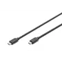 DIGITUS καλώδιο σύνδεσης USB Type-C, type C to C M/M, 1m Gen2 μαύρο (AK-300139-010-S)