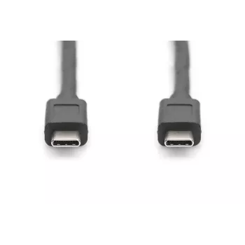 DIGITUS καλώδιο σύνδεσης USB Type-C, type C to C M/M, 1m Gen2 μαύρο (AK-300139-010-S)