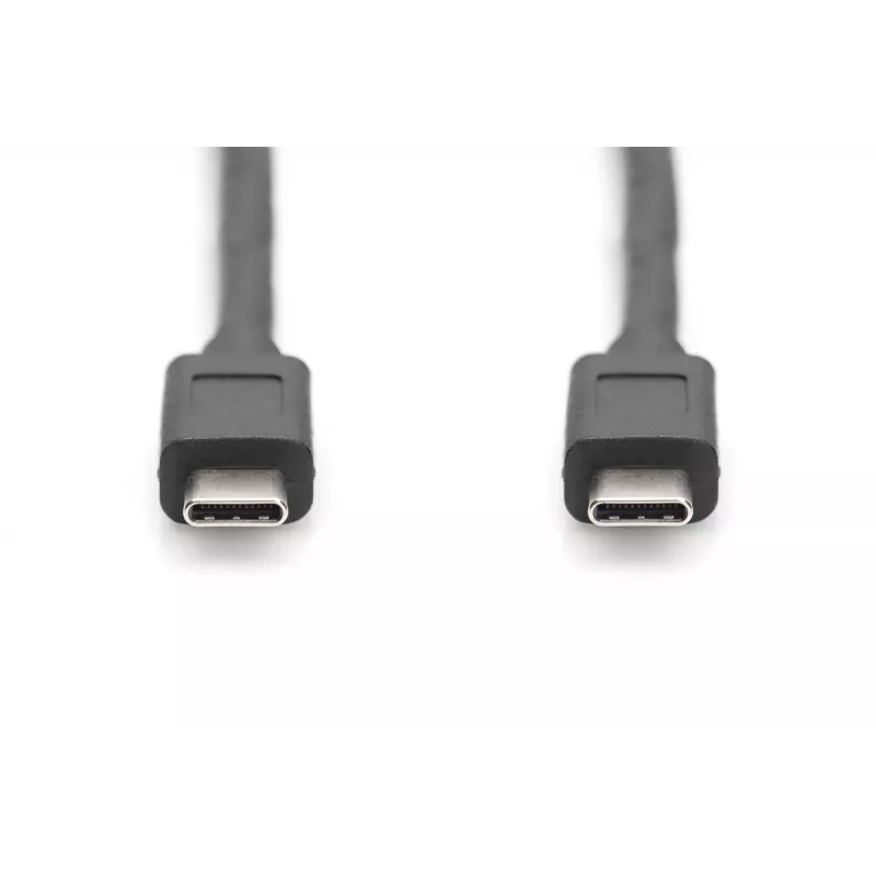 DIGITUS καλώδιο σύνδεσης USB Type-C, type C to C M/M, 1m Gen2 μαύρο (AK-300139-010-S)