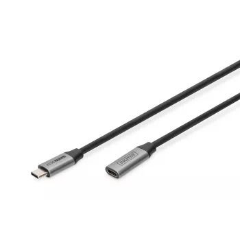 DIGITUS καλώδιο επέκτασης USB-C/M σε USB-C/W PD60W Gen1 USB3.0 1m 4K@60Hz