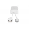 DIGITUS Gigabit USB-A PoE Splitter USB Type A θηλυκό