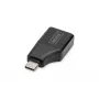 Digitus προσαρμογέας USB 4K USB-C σε HDMI-A μαύρο αλουμίνιο