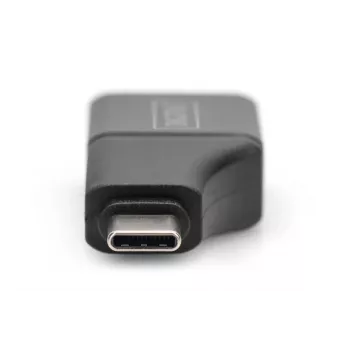 Digitus προσαρμογέας USB 4K USB-C σε HDMI-A μαύρο αλουμίνιο