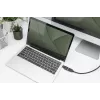 Digitus προσαρμογέας USB 4K USB-C σε HDMI-A μαύρο αλουμίνιο