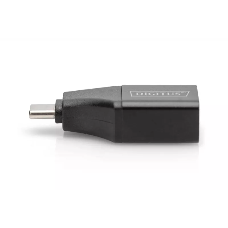 Digitus προσαρμογέας USB 4K USB-C σε HDMI-A μαύρο αλουμίνιο