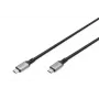DIGITUS καλώδιο σύνδεσης USB 4. Type C σε Type C. κουτί αλουμινίου PP πλέγμα 4K@60Hz. PD3.0. 20Gbit/s. 3m. μαύρο