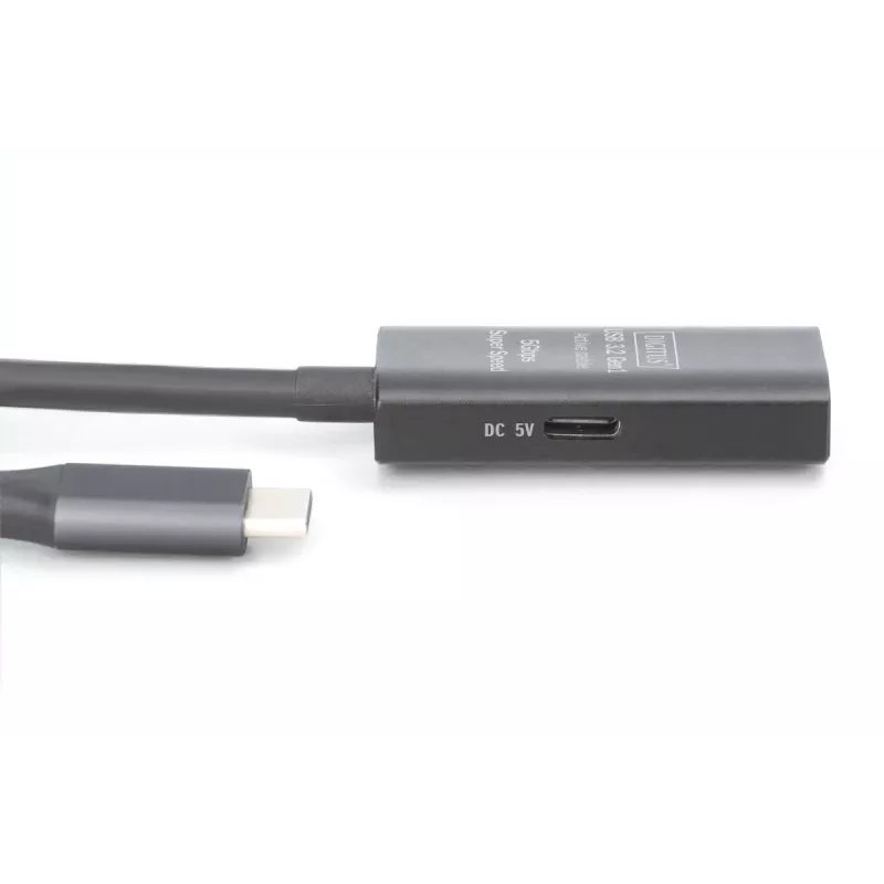 DIGITUS Ενεργό καλώδιο επέκτασης USB-C – 5G USB 3.2 Gen1 USB-C – USB-A (M/F) – 5 m