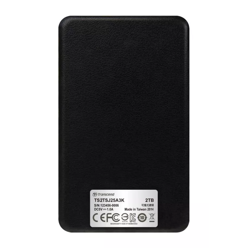 TRANSCEND Storejet 25a3 2TB SATA 2.5in USB3.0 μαύρο